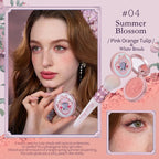 Makeup Flowerknows Shell Pearl Collection Silk Satin Blusher Lightweight Highly Pigmented Blush Powder Long Lasting Face Blushes