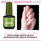 15ml Magic Fast Nail Gel Polish Remover Clean UV Soak Off Semi Permanent Varnish Nail Art Removal Tools Manicure 2025 New