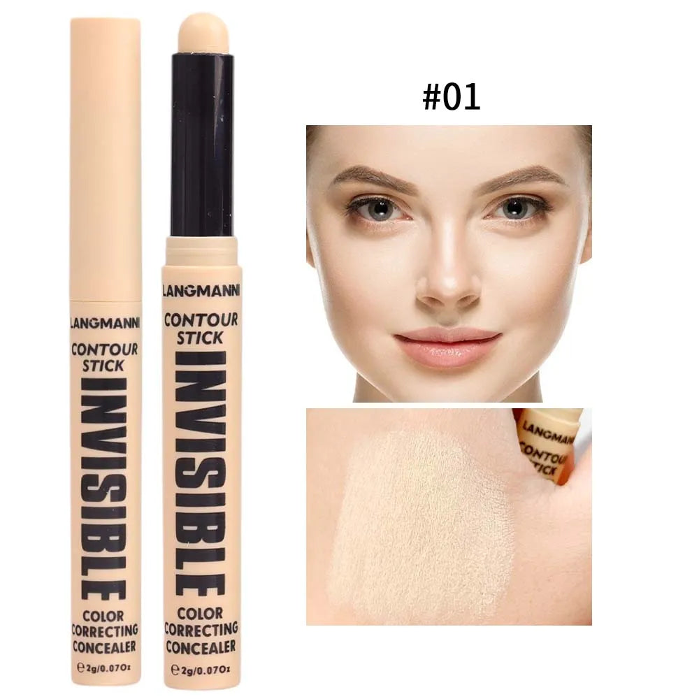 6 Colors Modify Skin Tone Concealer Contour Stick Full Cover Spot Blemish Acne Marks Concealer Waterproof Lasting Face Cosmetics