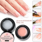 MTSSII 3Pcs/Set Quick Extension Nail Gel Nail Polish Vernis Clear Milk White Nude Semi Permanent Nail Art Gel Kits Manicure