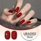 UR SUGAR 15ml Champagne Gold Sliver Reflective Glitter Gel Nail Polish Varnish Semi Permanent Soak Off UV Gel For Manicure Art