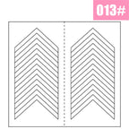 1PCS White French Manicure Strip Nails Sticker Stencil Guide French Nail Art Decals Form Fringe DIY Line Tips Decoration Tools