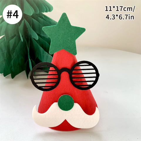 Christmas Hat Headwear INS Christmas Tree Hat 2026 New Year Party Atmosphere Photo Props Children Christmas Festival Costumes