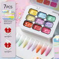 UR SUGAR 9 Colors 4 In 1 Pat Painting Gel Y2K Gradient Blush Color Semi Permanent Soak Off UV&LED Gel Nail Art Creation Salon DI