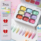 UR SUGAR 9 Colors 4 In 1 Pat Painting Gel Y2K Gradient Blush Color Semi Permanent Soak Off UV&LED Gel Nail Art Creation Salon DI