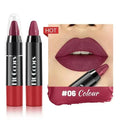 Easy Coloring Gloss Lipstick Lasting Waterproof Matte Crayon Lip Gloss Stick High Pigmented Moisturizing Lip Liner Pen Makeup