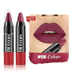 Easy Coloring Gloss Lipstick Lasting Waterproof Matte Crayon Lip Gloss Stick High Pigmented Moisturizing Lip Liner Pen Makeup