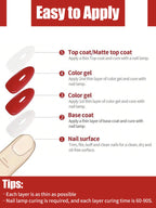 10ML 1-24PCS Milk White Jelly Gel Nail Polish Nail Art 2025 New Popular Nail Supplies UV LED Light Nails Autumn Nails
