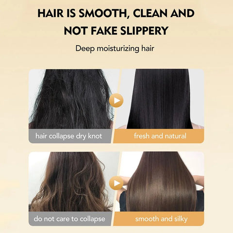 Deep nourishing hair care essential oil spray can increase luster and improve hair repair and damage fragrance