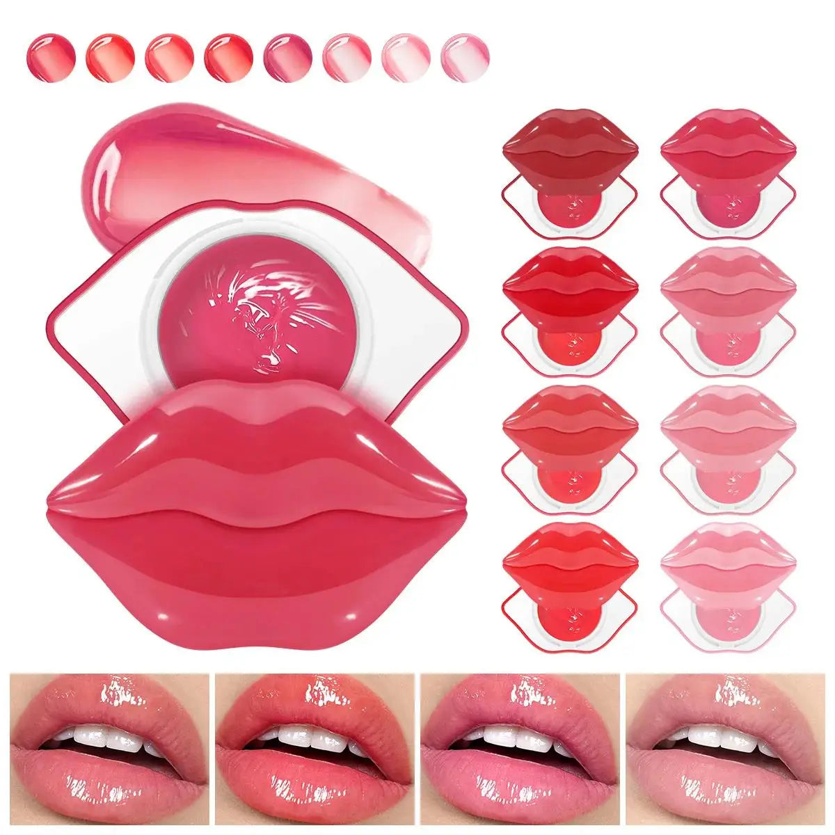 Korean Lip Sleeping Mask Overnight Hydration Repair Balm For Dry Chapped Lips Care Beauty Treatment Gel