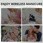 Convenient Handheld Nail Dryer Lamp UV/LED Nail Curing All Gel Polish Nail Art Tool USB Rechargeabl Quick Dry Nail Lamp