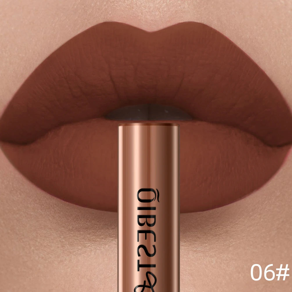 Matte Liquid Lipstick Waterproof Velvet Nude Sexy Red Lip Gloss Long Lasting Nonstick Lip Stain Makeup 24 Colors Hot Lipgloss