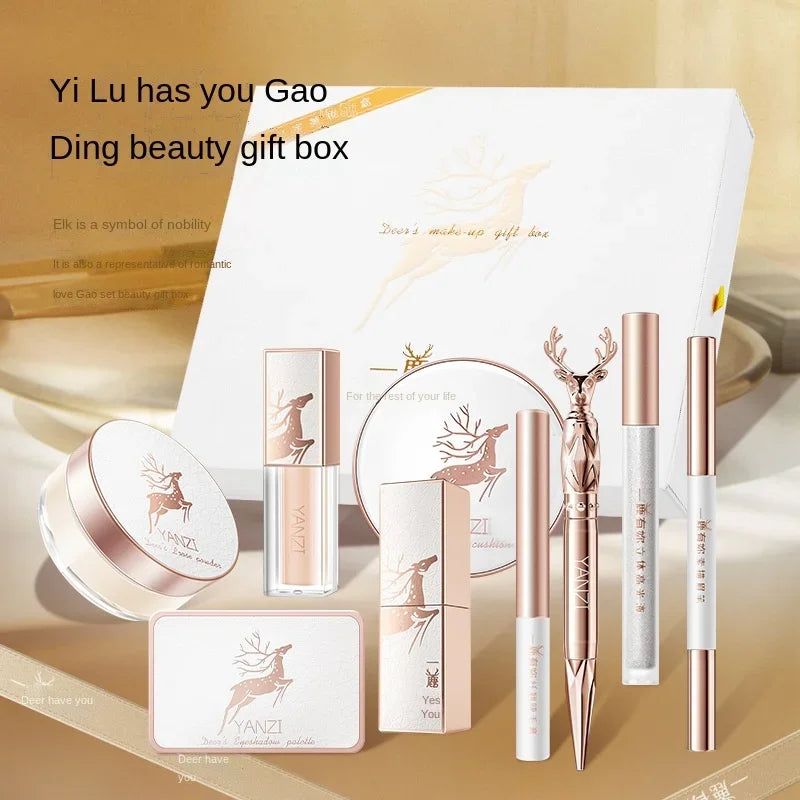 9pcs/set Makeup Sets Face Powder foundation Concealer make up  Christmas Gift Box
