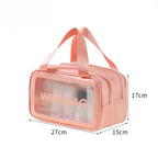 Wet-dry separation makeup bag portable toiletry bag travel essentials large capacity storage bag fitness swimming essentials