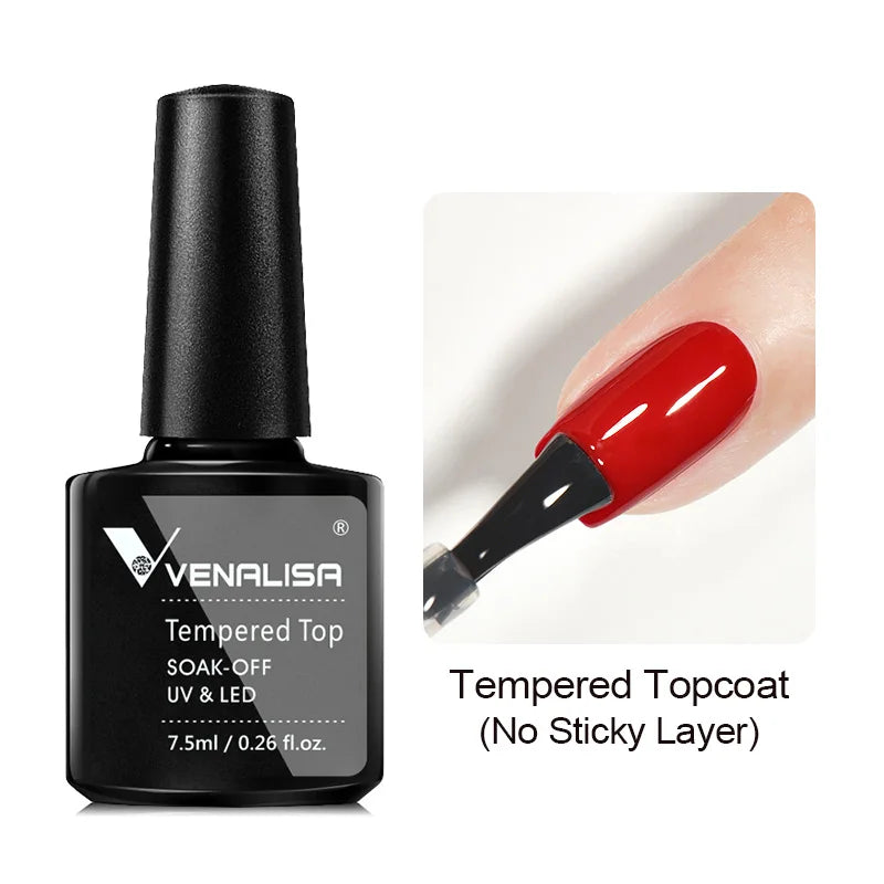 Venalisa HEMA TPO FREE 7.5ml Gel Polish Nail French Pink Jelly Nude Collection Nail Gel Polish Glitter Gorgeous Soak Off UV LED