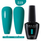 NAILCO Red Colors Series 15ML Nail Gel Polish Nail Supplies Semi Permanent For Nail Art Manicure Soak Off LED UV Hybrid Varnish