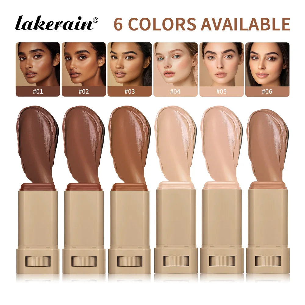 Eraser Foundation Stick Stick Serum Boosted Skin Tint Foundation Stick Smooth Plumper Hight Coverage Travel Flawless Foundation