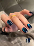 MIANEL 12ML 1-12pcs Jiannan Bistro Cat Eye Gel Nail Polish Blue Nails White Nails Pink Nails Nail Art Use Nail Supplies