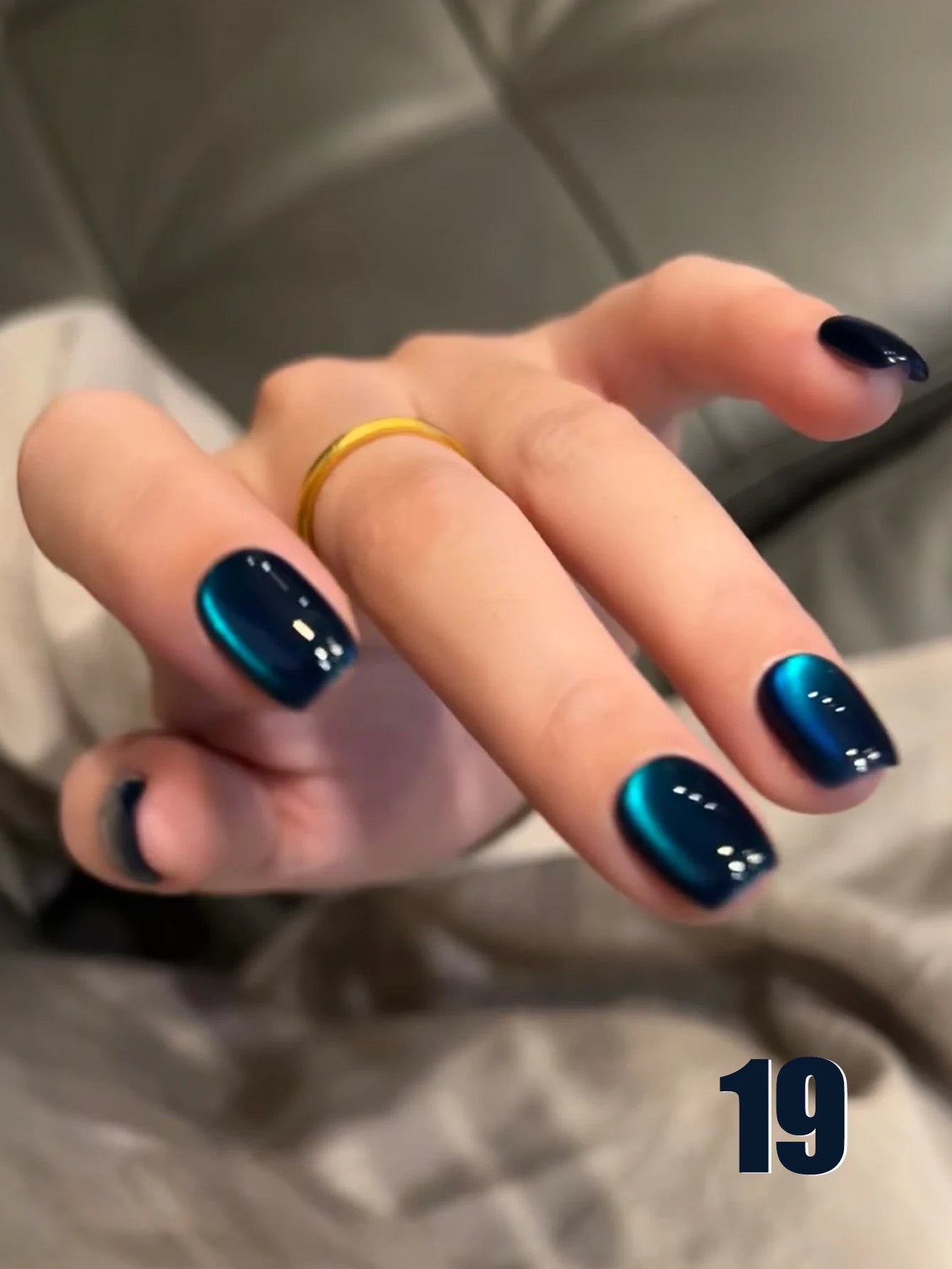 MIANEL 12ML 1-12pcs Jiannan Bistro Cat Eye Gel Nail Polish Blue Nails White Nails Pink Nails Nail Art Use Nail Supplies