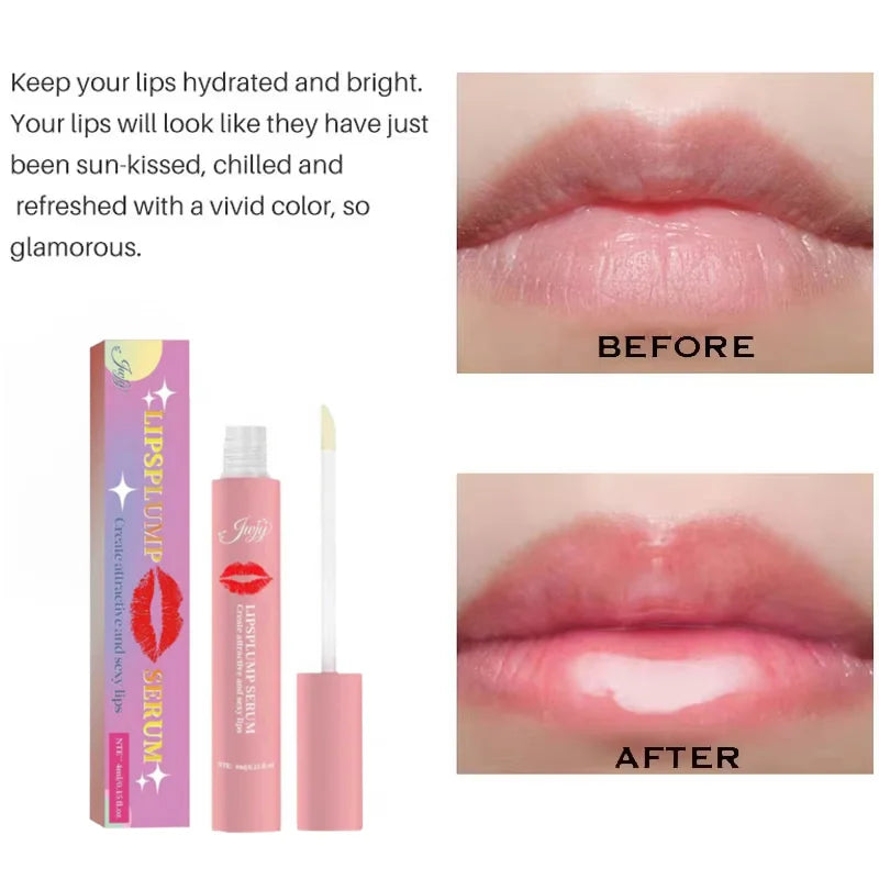 Lip Booster Plumping Serum Oil Hyaluronic Acid Moisturising Sexy Plumping Enhancer Stimulant Free Brightening Lightening Lines