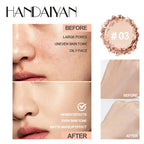 Face Setting Powder Cushion Long Lasting Oil-Control Pressed Foundations 8 Colors Matte Finish Concealer Makeup Pressed Powder