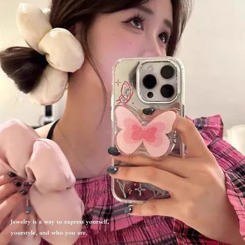 Sweet Solid Large Flower Soft Hair Band For Women Girl Lovely Hair Ornament Headband Hair Tie Scrunchie Fashion Hair Accessories