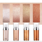 Liquid Highlighter Makeup Smooth Shine Shimmer Glitter Body Highlighter Liquid Cream Foundation Long Lasting Body Cosmetics