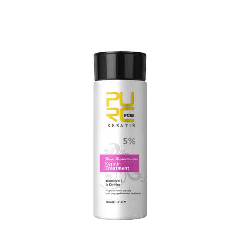 PURC Brazilian Keratin Hair Treatment Formalin Professional Straightening Smoothing Curly Hair Frizz Dry Repair Cream Hair Care
