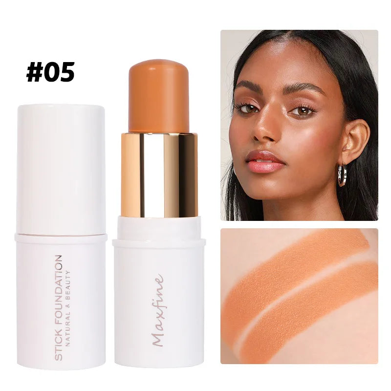 Foundation Stick Contouring Brightening And Even Skin Tone Paste Smooth Moisturizing Waterproof And Long Lasting Daily Makeup