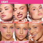 Huda Beauty Blush Filter Soft Glow Liquid Blush Shiny Lip Gloss Blusher Lipstick Cotton Candy Bubblegum Concealer Cosmetics