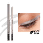 Matte Glitter Gel Eyeliner Pencil Smooth Waterproof Blue Brown Eyeliner Fast Dry Matte Concealer Pen Long Lasting Eyes Makeup
