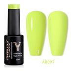 YOKEFELLOW 10ml Jelly Nude Gel Nail Polish High Quality Translucent Pink Nail Gel Varnish Soak Off UV Gel Polish Long Lasting