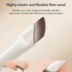 5/8/10Pcs Natural Eye Makeup Brushes Set Detail Eyeshadow Brush Makeup Brush White Ultra Soft Eyeshadow Eyeliner Makeup Tool