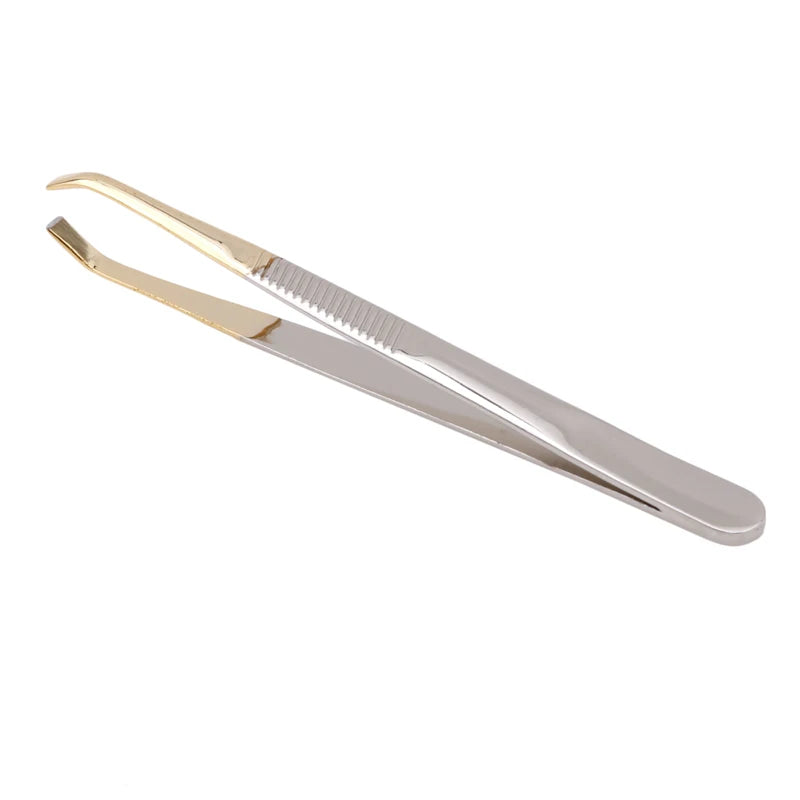 1PC Eyebrow Tweezer Stainless Steel Slant Tip Eyes Tweezer Clip For Face Hair Removal Make Up Tools Pince  Epiler