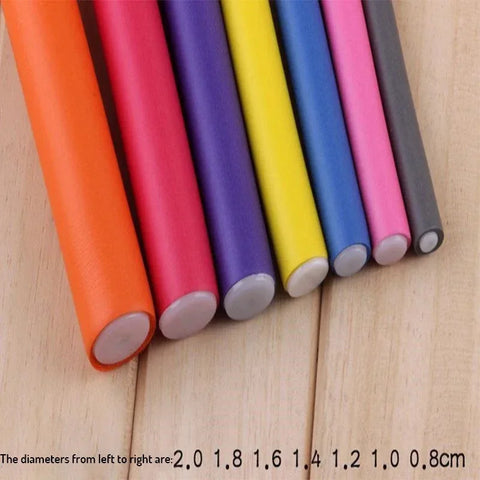 10pcs/lot Heatless Curling Rod Soft Sponge Hair Curler Roller Foam Bendy Twist Curls Tool DIY HairStyling Hairdressing Tools