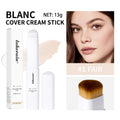 Lakerain Triangular Color-changing Foundation Stick With Brush Smooth Matte Natural Concealer Invisible Pore Foundation Cream