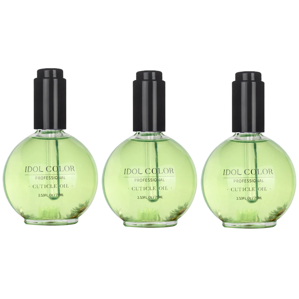 IDOL COLOR Cuticle Oil, 2.56 FL Oz, Repairs and Restores Cuticles - Organic Spa Treatment - For Stronger, Healthier Nails