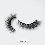 Dropshipping Wholesale Natural Wispy 3d Mink False Lashes Makeup Mink Fake Eyelashes With Soft Band Make-up For Women