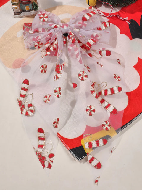 1/2Pcs New Christmas Hair Bows for Women Girls Big Bow Hair Clip Oversized Long Tail Hair Barrette Cute Fashion Hair Accessories