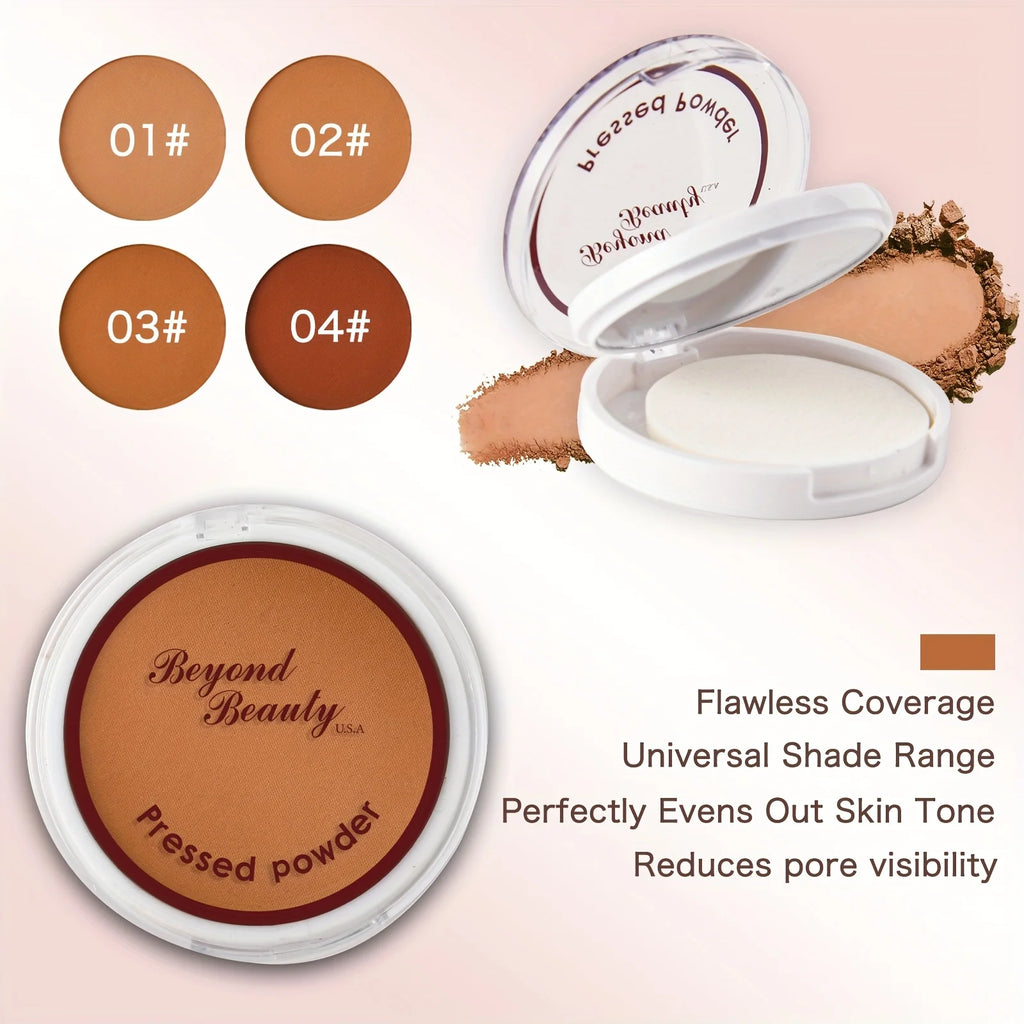 3 Pack Set Wheat Bronzing Powder For Dark Tone, Matte Finish, Sweatproof & Oil Control Powder, Concealer Contouring Foundation