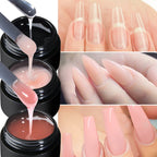 MTSSII 3Pcs/Set Quick Extension Nail Gel Nail Polish Vernis Clear Milk White Nude Semi Permanent Nail Art Gel Kits Manicure