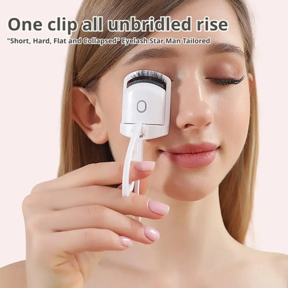 Rechargeable Eyelash Curler ABS Craftsmanship Electric Lash Curler Heated Eyelash Curler Silicone Pads For Eyelash Protection