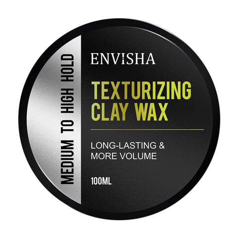 ENVISHA Matte Finished Hair Care Styling Clay Mud Men High Strong Hold Wax Natural Fluffy Long Lasting Stereotype Beauty Health