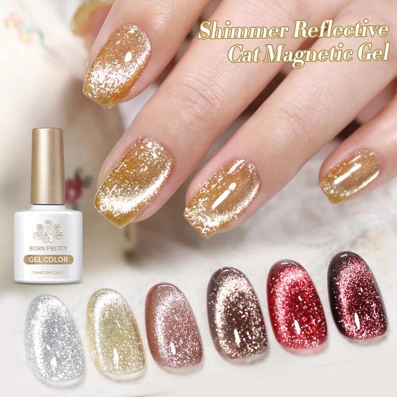 BORN PRETTY 117 Colors Cat Magnetic Gel Nail Polish 10ml Full Coverage Varnish Semi Permanent Super Gorgeous Nails Manicure