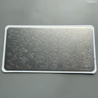 XMQ NAIL ART STAMPING PLATES CARTON CATS DOGS WATER RIPPLES IMAGE PLATE TEMPLATES
