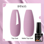 MEET ACROSS 7ml Red Blue Green Metallic Gel Nail Polish Super Bright Mirror Effect Semi Permanent LED UV Gel Nail Art Varnish