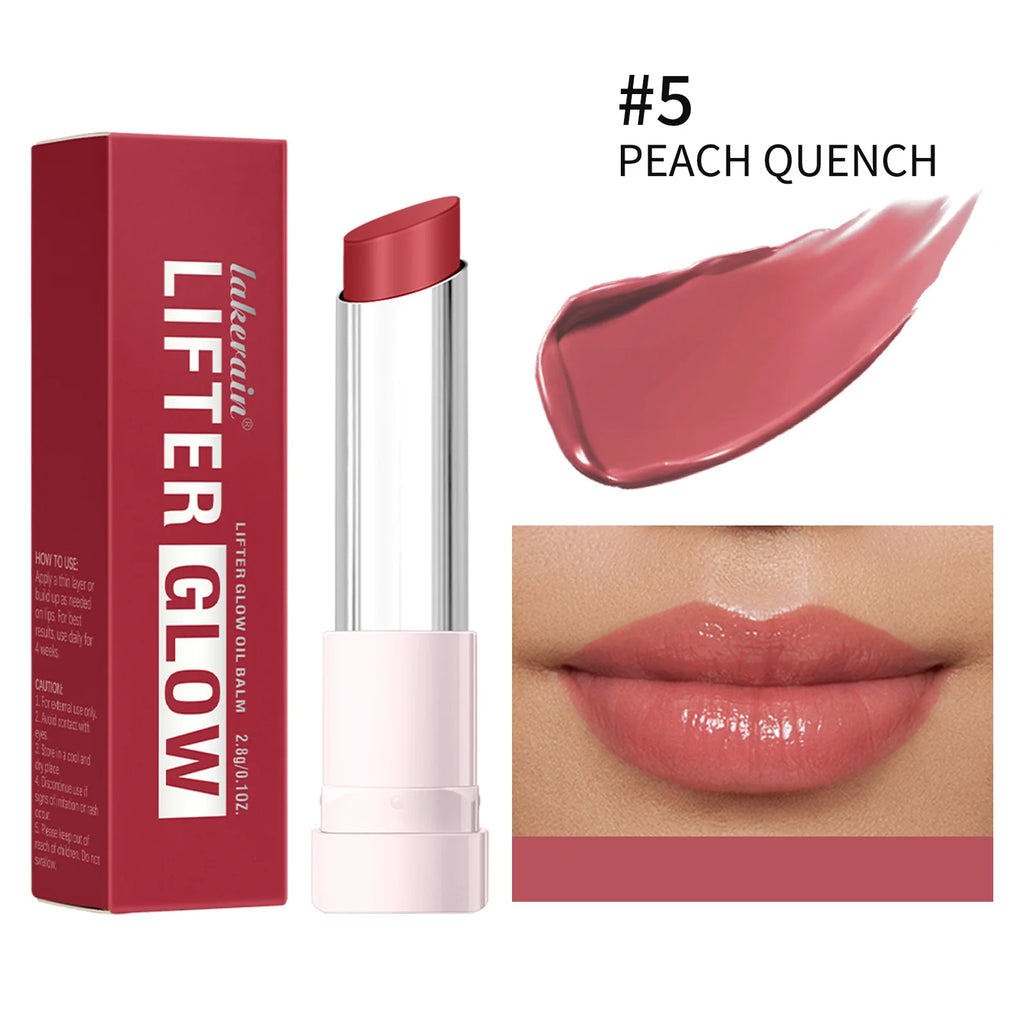Lip Balm Lifter Glaze Oil Balm with Hyaluronic Acid and Hydrating Oil Blend with 24HRs of Smooth Moisturizing Shine Pink Makeup