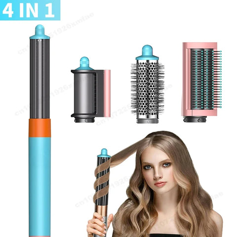 6-in-1 Hot Air Styler&Hair Dryer Brush Multi-Hair Styler Set with Auto-Wrap Curler Hair Styling Tools Gift for Women / Lovely