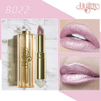 12 Colors Korea Matte Glitter Lipstick Pink Nude Matte Gliter Waterproof Kissproof Glitter Flip Lipstick Orange Dropshipping