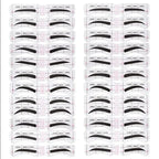 Rotating Liquid Eyebrow Dye Tint Brush Pencil Long Lasting Coloring Eyebrow Tattoo Waterproof Makeup Eyebrow Cream Stencil Kit